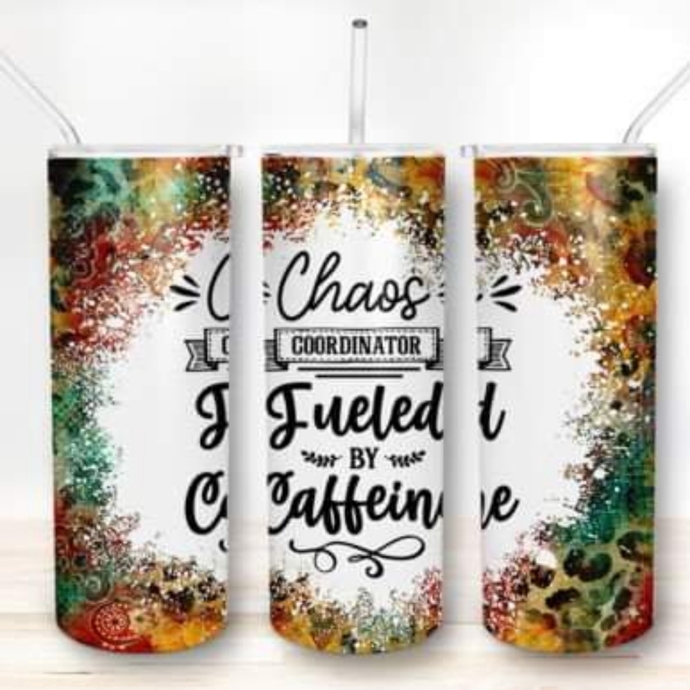 Chaos Coordinator Fueled By Coffee 20oz Tumbler